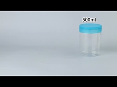 Пользовательская банка для косметического крема из ПЭТ с завинчивающейся крышкой