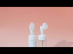 Белая пластиковая бутылка для пенового насоса 100 мл с индивидуальным логотипом