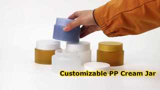 Легкая банка для крема из полипропилена - настраиваемая пластиковая косметическая банка из пищевого полипропилена для скинкара