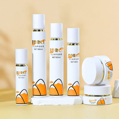 Прозрачная экологически чистая, настраиваемая стеклянная косметическая бутылка для упаковки для ухода за кожей